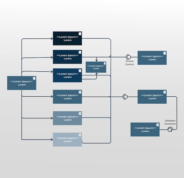 Een diagram van een businessplan met het woord business erop