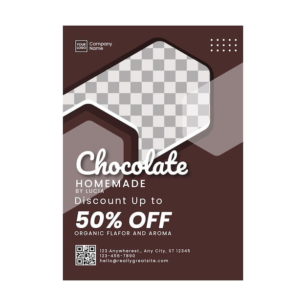 Een doos chocoladeproducten voor 50% korting op biologische smaak en aroma.