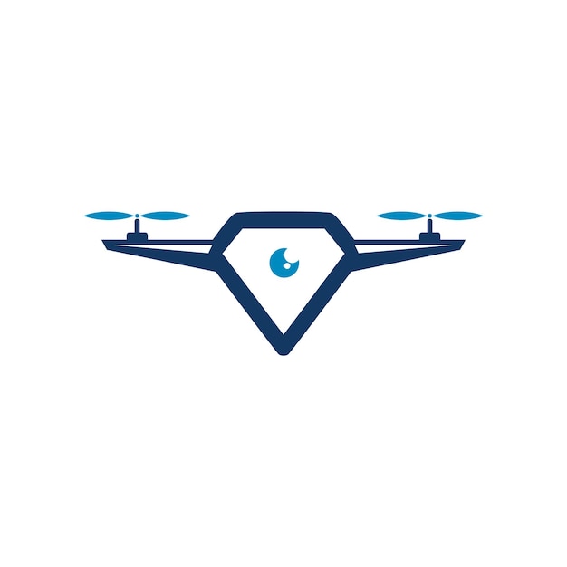 Een drone-logo met de letter c erop