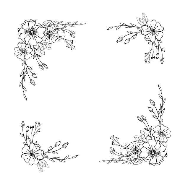 Een eenvoudige bloemenborder met een lommerrijke tak.