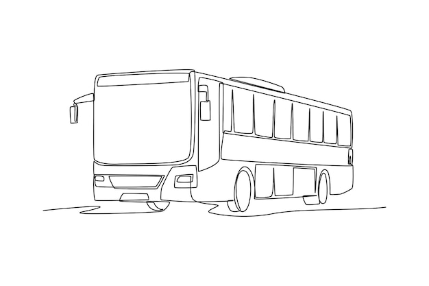 Een enkele lijn tekening wereld ozon dag concept Continuous lijn tekenen ontwerp grafische vector illustratie