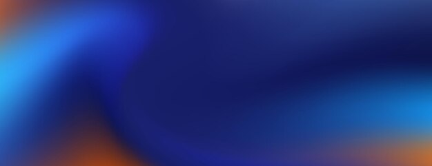 Een gladde abstracte achtergrond met een gradiëntovergang van diepblauw naar lichtere tinten
