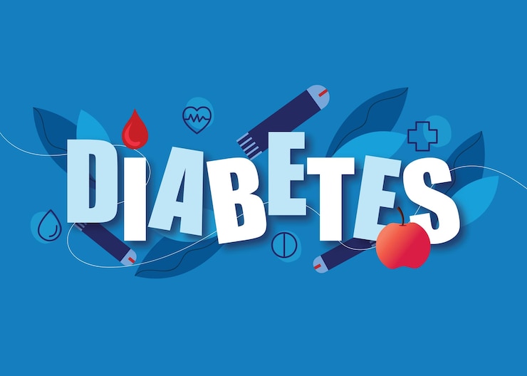 Vector een grafisch kunstwerk voor werelddiabetesdag