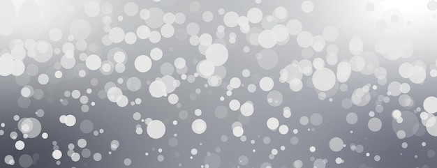 Een grijze achtergrond met een bokeh-vector