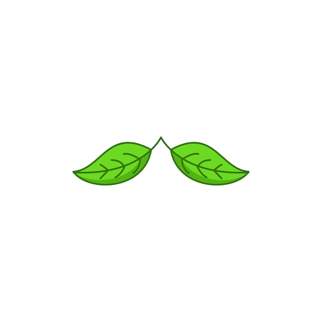 Een groen blad-logo met de tekst 'groen blad'