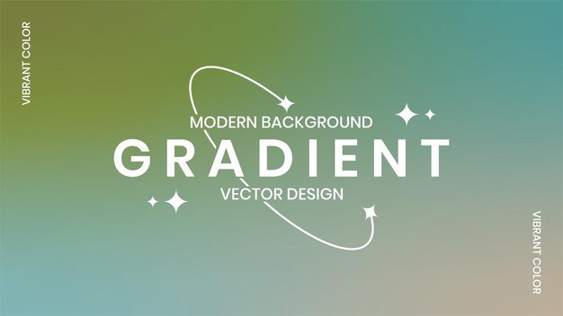 een groene en blauwe achtergrond met een ontwerp dat zegt modern ontwerp