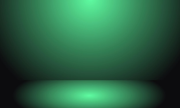 een groene muur met een reflectie van een licht erop