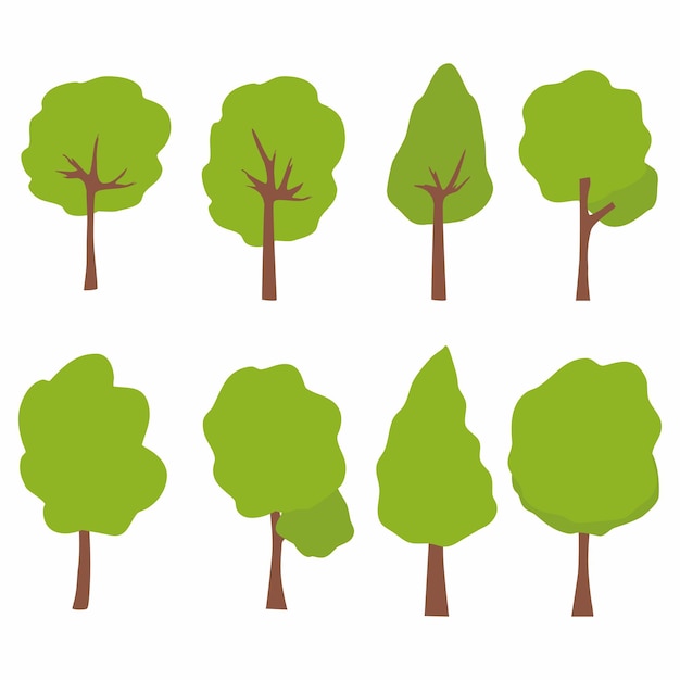 Een groep bomen