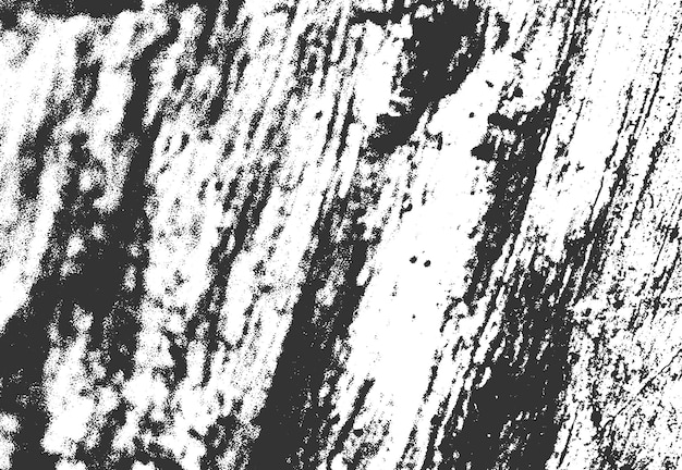 Een grungy penseel zwarte en witte textuur Vector Dust Overlay Distress Effect
