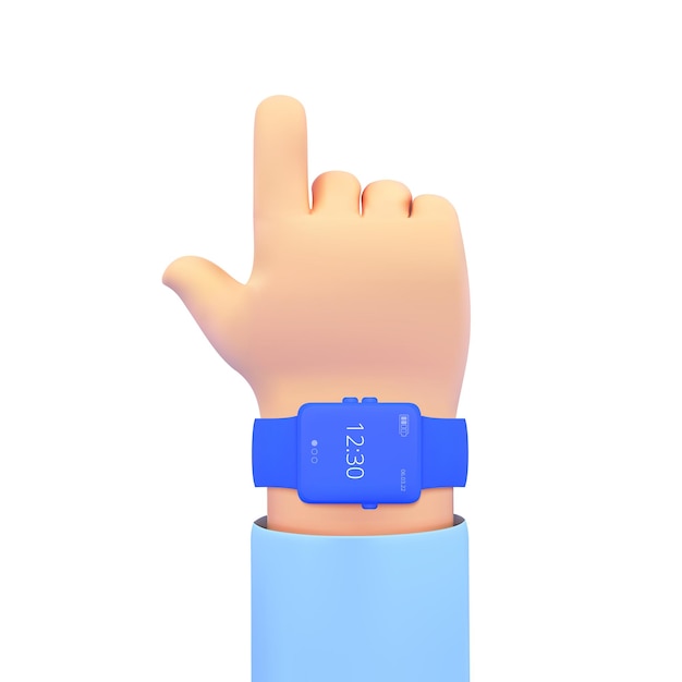 een hand van een persoon die naar een knop wijst die zegt tap