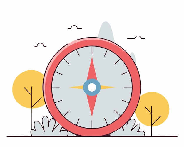 Een illustratie van een GPS-locatie