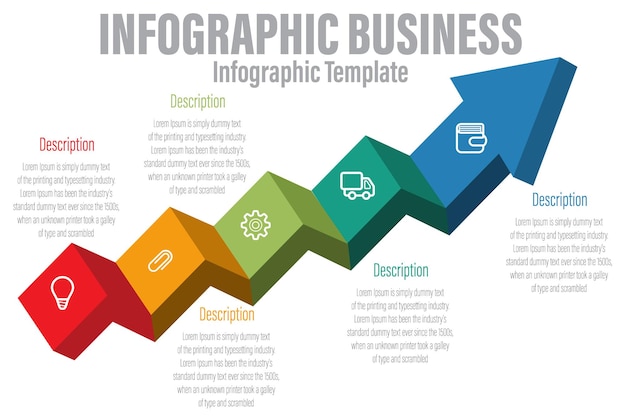 Een infographic van een grafiek met de woorden infographics