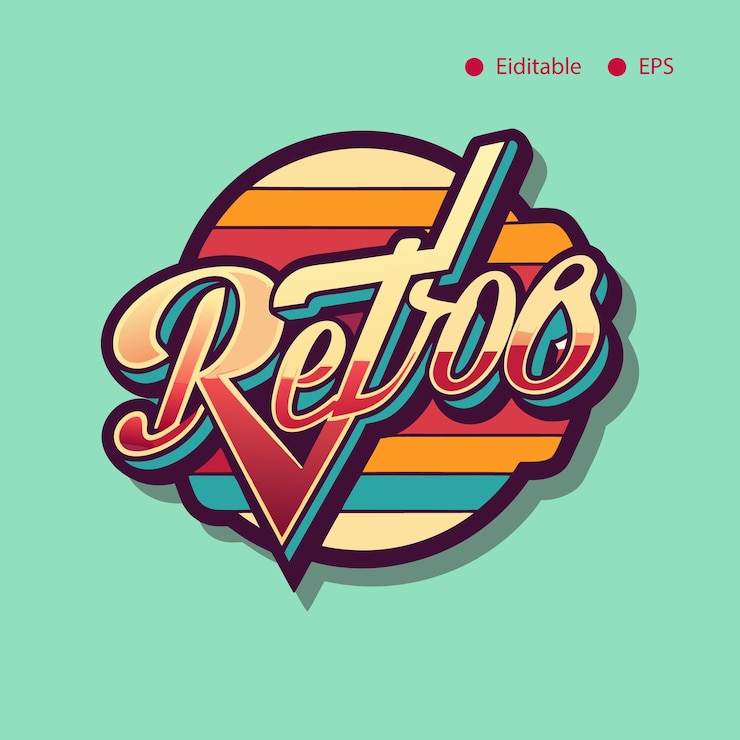 Vector een kleurrijk logo voor een videospel