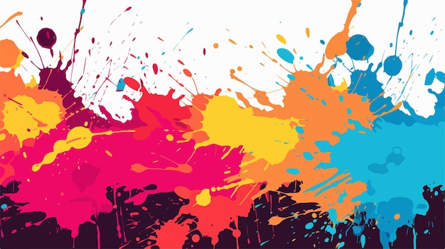 Een kleurrijke afbeelding van een kleurrijke abstracte achtergrond met verschillende kleuren en kleuren