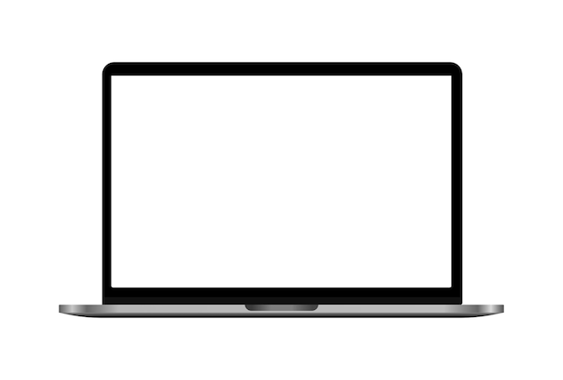 een laptop met een wit scherm dat zegt macbook aan de onderkant