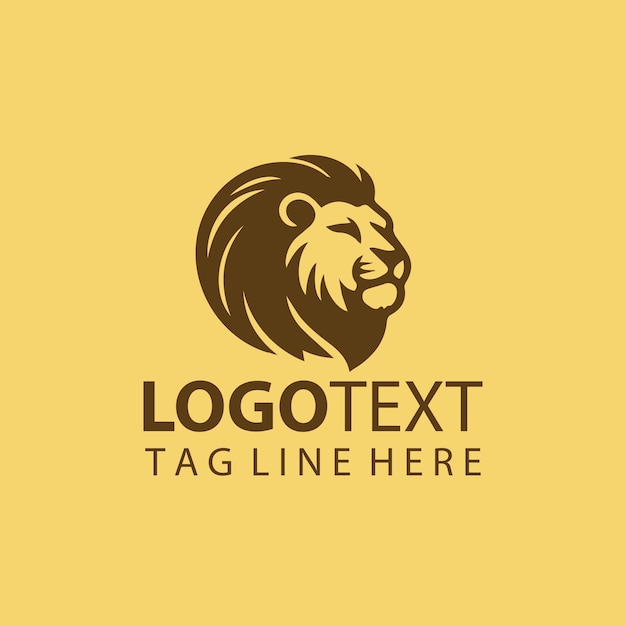 een leeuwenhoofd Logo Vector Illustraties