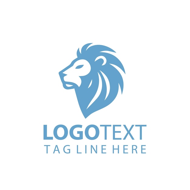 een leeuwenhoofd Logo Vector Illustraties
