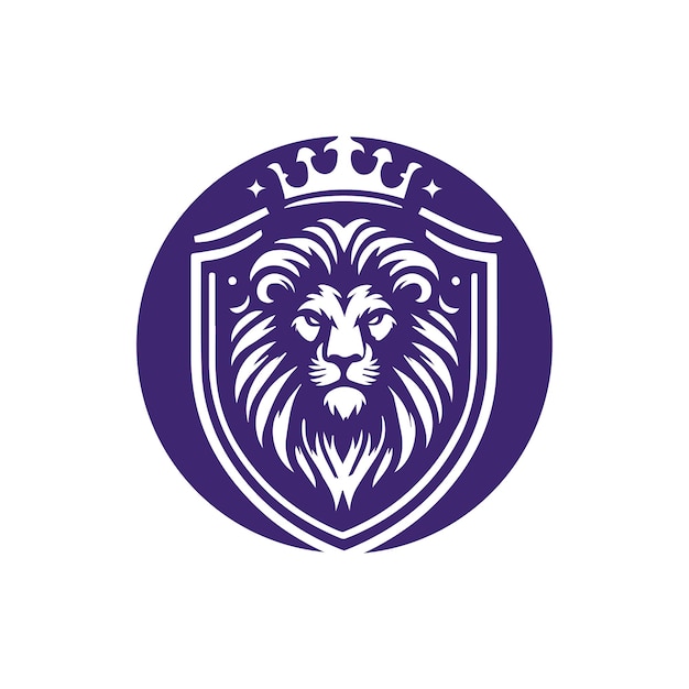 een leeuwenhoofd met een embleem dat leeuwen zegt