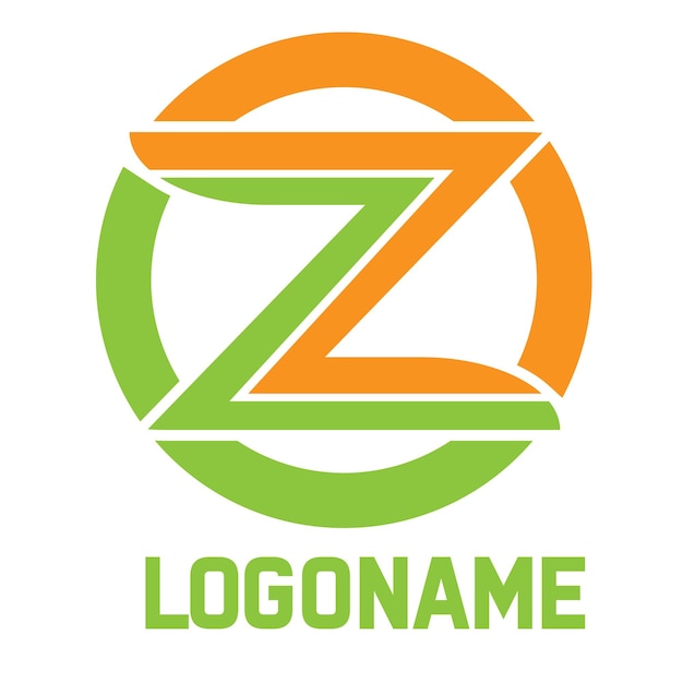Een logo met de letter z in het midden