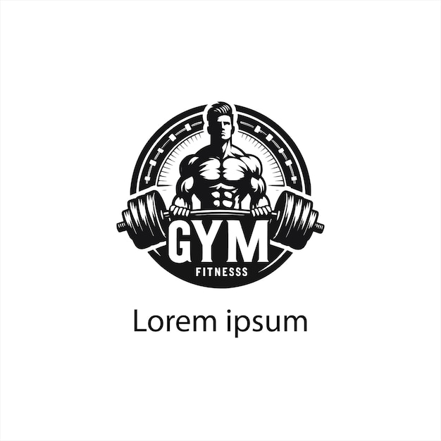 Vector een logo van een sportschool