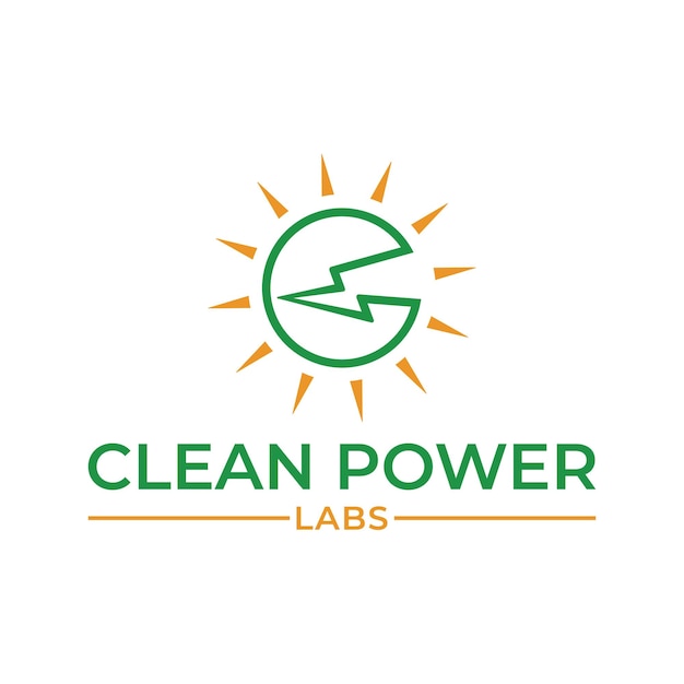Een logo voor clean power labs dat te zien is.