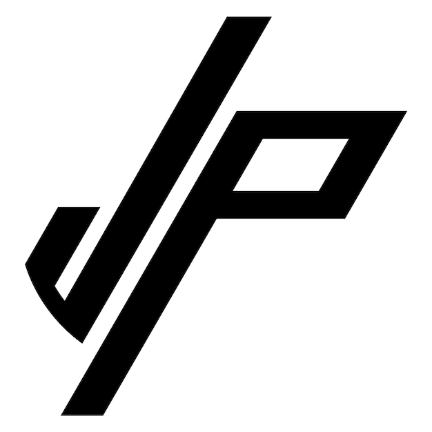 Vector een logo voor de initialen p en p