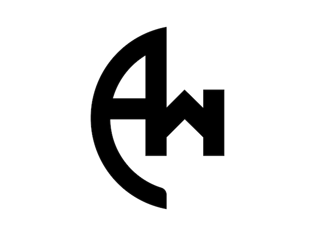 Vector een logo voor een bedrijf genaamd a & w.