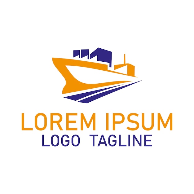 Een logo voor een bedrijf genaamd de boot