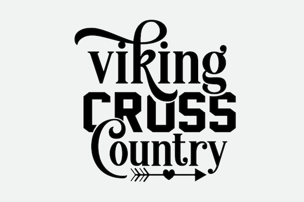 Een logo voor een cross country.