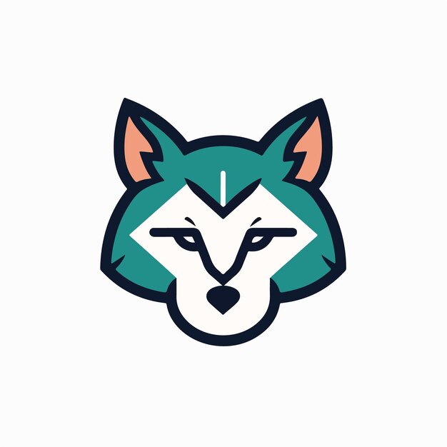 Een logo voor een hondenbedrijf genaamd wolf.