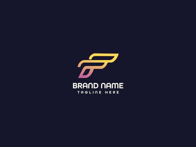 Een logo voor een merk genaamd de merknaam.