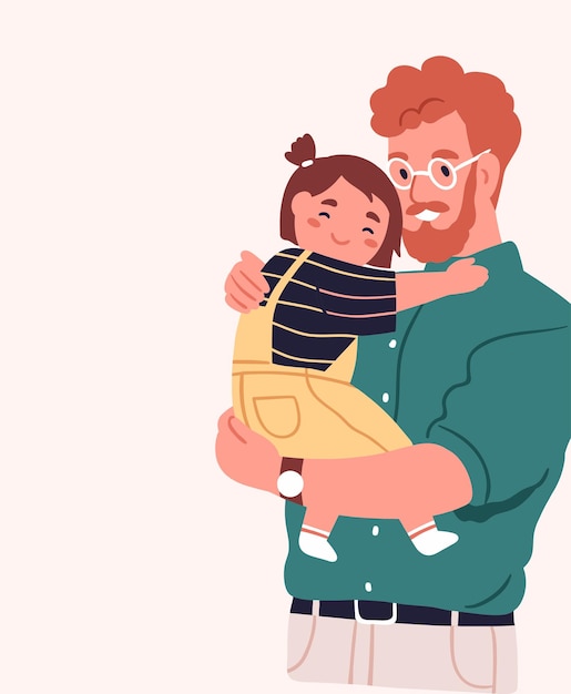 een man die een baby vasthoudt en een bril draagt