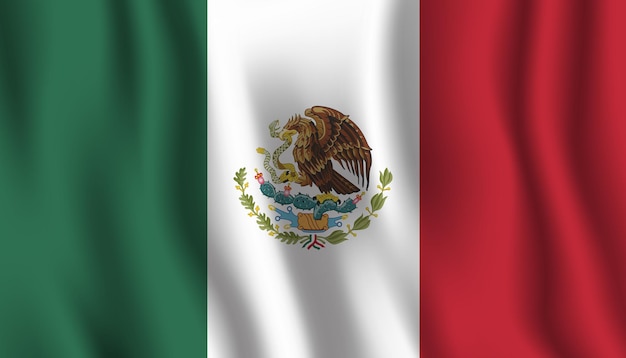 Een Mexicaanse vlag