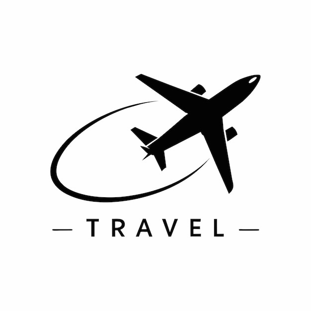 Een minimalistische Travel-logo vectorkunstillustratie 8