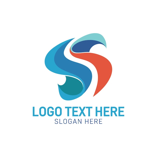 Een modern logo met de letter S