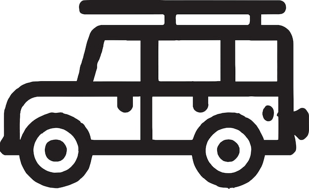 Een moderne Jeep-illustratie