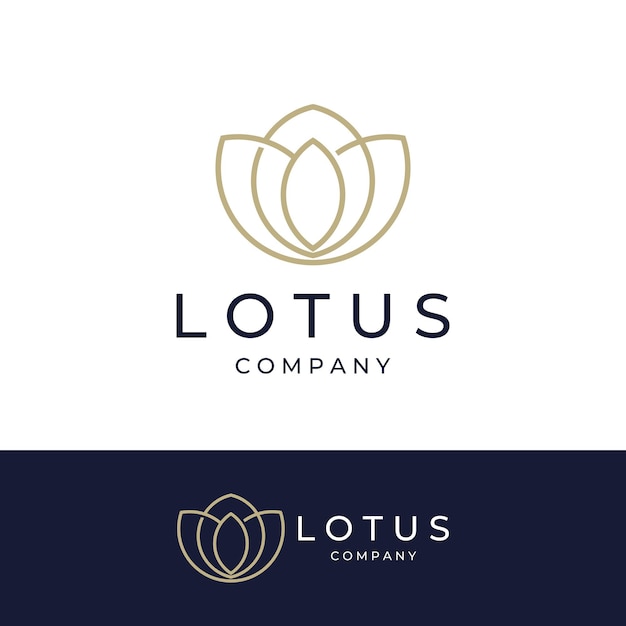 Een mooie en natuurlijk mooie lotus spa-bloem met een luxe en elegante lotusbloem vector illustratie bewerking geschikt voor schoonheids- en cosmetische salons