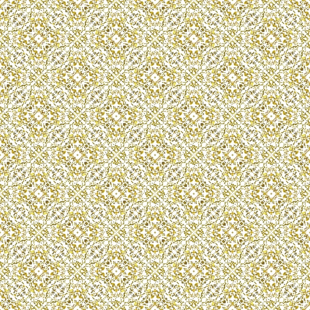 Vector een naadloos patroon met gouden en witte abstracte lijnen.