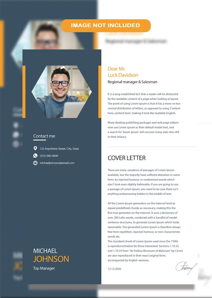 Vector een pagina met de naam van het bedrijf op de pagina