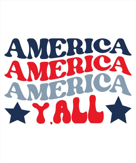 Een poster met de tekst Amerika, Amerika, Amerika, jullie allemaal.