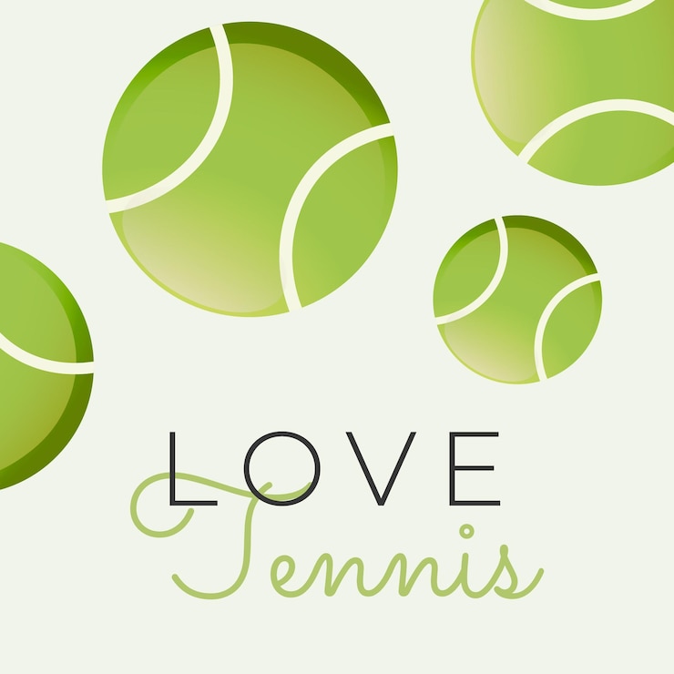 Vector een poster van een tennisconcept voor een sportwedstrijd