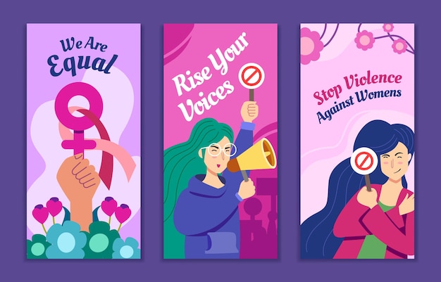 een poster van een vrouw met een megafoon en de woorden stijgen je stem