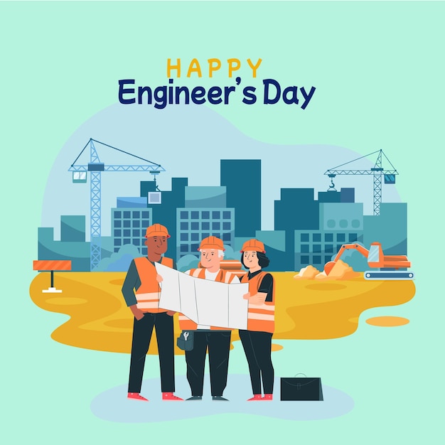 een poster voor een ingenieur dag dag dag dag