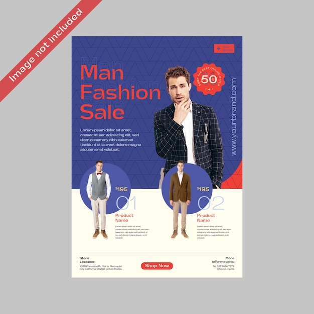 een poster voor een modewinkel genaamd de mode mode verkoop