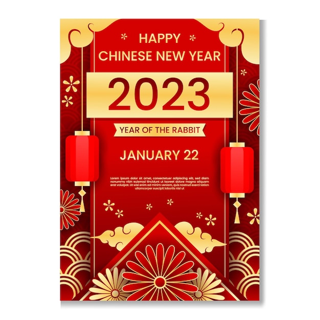 een poster voor het Chinese Nieuwjaar van het jaar 2012
