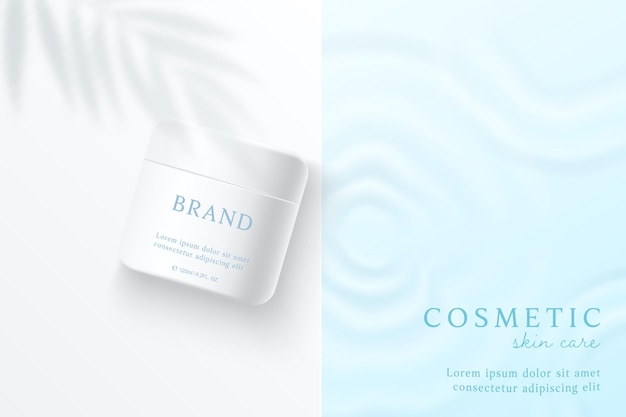 Een pot kosmetische crème van het merk Cosmo.