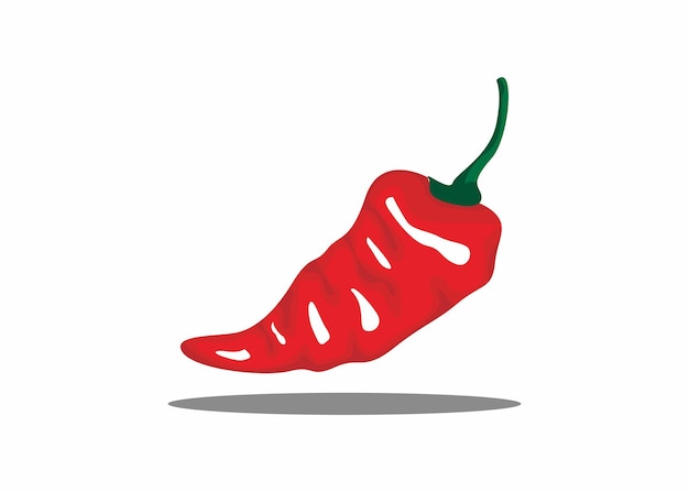 Een rode chili peper vector