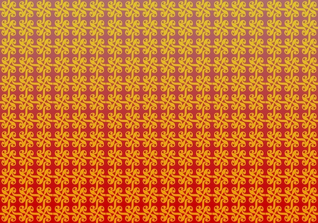 Een rood en geel patroon met het woord liefde erop.