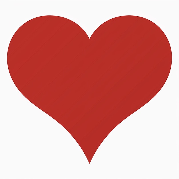 Vector een rood hart met een witte achtergrond met de tekst 