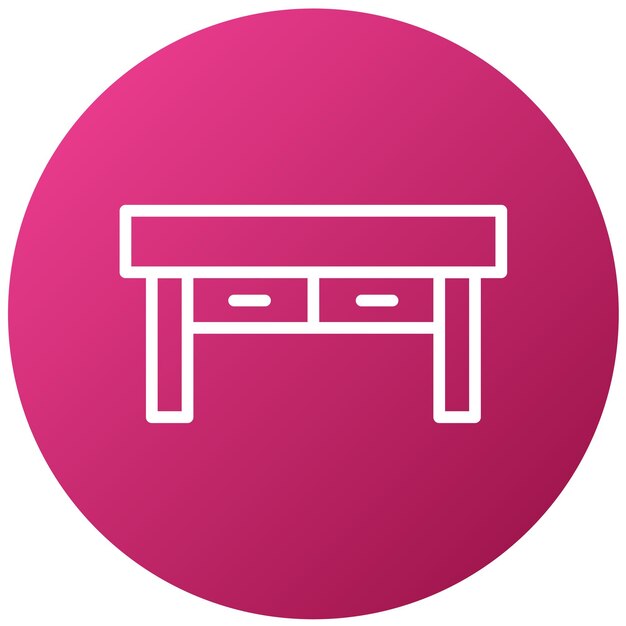 een roze bord met een wit frame en een tafel met een roze achtergrond